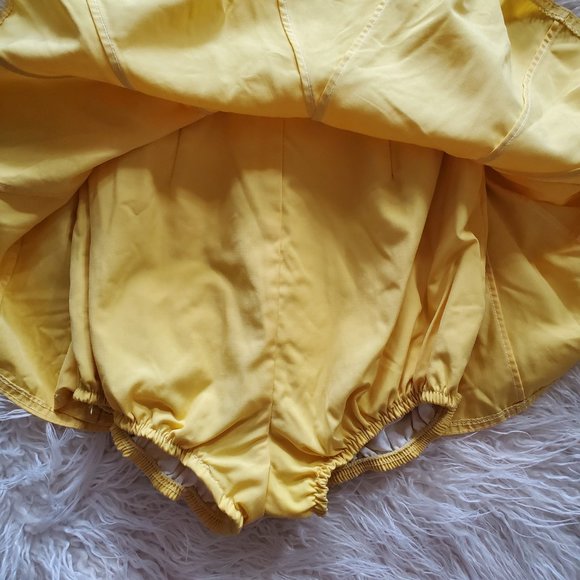 vintage 1950s yellow skirt bathing suit by Catalina - Picture 6 of 11